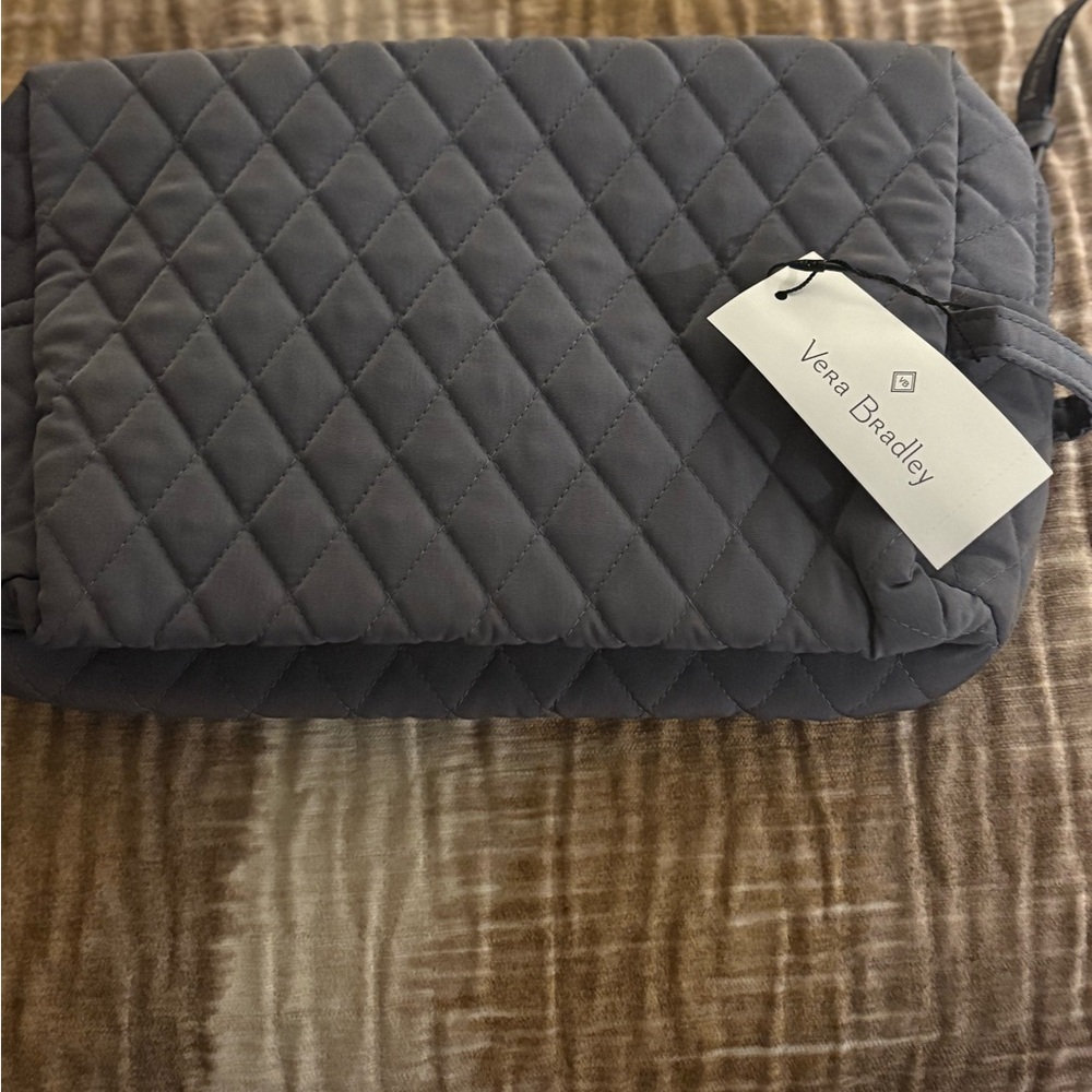 Vera Bradley Gray Quilted Crossbody